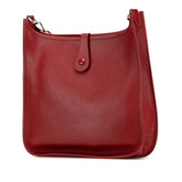 エルメス エブリンGM 1 アン ショルダーバッグ レッド ボルドー フィヨルド レディース HERMES 【中古】